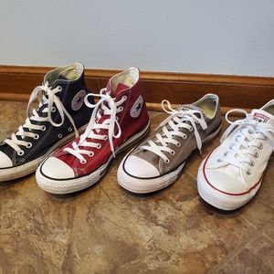 BURGUNDY RED Converse Chuck Taylor hi-tops (other colors listed separately)